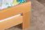 Doppelbett "Easy Premium Line" K6 in Überlänge, 140 x 220 cm Buche Vollholz massiv natur