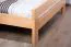 Doppelbett "Easy Premium Line" K6 in Überlänge,160 x 220 cm Buche Vollholz massiv Natur