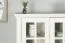 Vitrine Bibaor 03, Farbe: Eiche Weiß - 148 x 91 x 41 cm (H x B x T)
