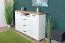 Kommode Cuenca 03, Farbe: Eiche / Weiß - Abmessungen: 99 x 155 x 39 cm (H x B x T)