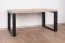 Couchtisch "Prizren" 02, Eiche Artisan / Mattschwarz, 105 x 60 x 50 cm, geeignet als Beistelltisch für Wohnzimmer, Schlafzimmer, Kinderzimmer, Jugendzimmer