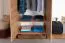 Kleiderschrank mit viel Stauraum Pandrup 17, Farbe: Eiche - Abmessungen: 200 x 80 x 51 cm (H x B x T), mit 2 Türen und 2 Fächern
