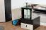Jugendzimmer Kinderzimmer Komplett - Set E "Aalst", 6-teilig, Eiche / Creme / Schwarz