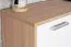 Regal Palpala 03, Farbe: Eiche Sonoma / Weiß - 110 x 80 x 35 cm (H x B x T)