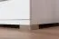TV-Unterschrank Garim 28, Farbe: Weiß Hochglanz - 46 x 150 x 45 cm (H x B x T)
