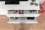 TV-Unterschrank Garim 28, Farbe: Weiß Hochglanz - 46 x 150 x 45 cm (H x B x T)