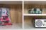 TV-Unterschrank Hohgant 06, Farbe: Weiß / Grau Hochglanz - 55 x 180 x 42 cm (H x B x T)