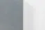 TV-Unterschrank Hohgant 06, Farbe: Weiß / Grau Hochglanz - 55 x 180 x 42 cm (H x B x T)
