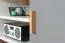TV-Unterschrank Hohgant 06, Farbe: Weiß / Grau Hochglanz - 55 x 180 x 42 cm (H x B x T)