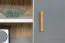TV-Unterschrank Hohgant 06, Farbe: Weiß / Grau Hochglanz - 55 x 180 x 42 cm (H x B x T)