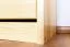 Schuhschrank Kiefer Vollholz massiv natur Junco 218 - Abmessungen: 62 x 72 x 30 cm (H x B x T)