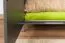 Vitrine Vaitele 22, Farbe: Anthrazit Hochglanz / Walnuss - 117 x 92 x 40 cm (H x B x T)