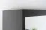 250 cm breiter Kleiderschrank mit 10 Fächern und 3 Türen | Farbe: Schwarz Abbildung