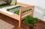 Kinderbett 90 x 200 cm | Massivholz: Buche | Natur Lackiert Abbildung