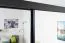 250 cm breiter Kleiderschrank mit 10 Fächern und 3 Türen | Farbe: Schwarz Abbildung