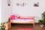 Kinderbett 90 x 200 cm | Massivholz: Buche | Natur Lackiert Abbildung