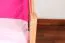 Kinderbett 90 x 200 cm | Massivholz: Buche | Natur Lackiert Abbildung