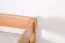 Kinderbett 90 x 200 cm | Massivholz: Buche | Natur Lackiert Abbildung