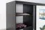 250 cm breiter Kleiderschrank mit 10 Fächern und 3 Türen | Farbe: Schwarz Abbildung