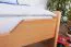 Kinderbett 90 x 190 cm | Massivholz: Buche | Natur Lackiert Abbildung