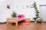 Kinderbett 90 x 200 cm | Massivholz: Buche | Natur Lackiert Abbildung