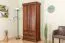 88 cm breiter Kleiderschrank mit 2 Türen und 2 Schubladen | Farbe: Dunkelbraun | Tiefe: 49 cm Abbildung