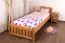 Kinderbett 100 x 200 cm | Massivholz: Eiche | Natur Lackiert Abbildung