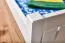 Bettrahmen für Kinder / Kinderbett 80 x 200 cm | Massivholz: Kiefer | Weiß Lackiert Abbildung