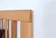 Bettrahmen für Kinder / Kinderbett 120 x 200 cm | Massivholz: Buche | Natur | besonders hohe Qualität Abbildung