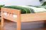 Bettrahmen für Kinder / Kinderbett 90 x 190 cm | Massivholz: Buche | Natur | besonders hohe Qualität Abbildung