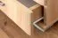 Kleiderschrank | 2 Drehtüren | 1 Schublade | 8 Fächer | mit Kleiderstange | 50 cm breit | Farbe: Braun Abbildung