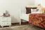 Bettrahmen für Kinder / Kinderbett 80 x 200 cm | Massivholz: Kiefer | Weiß Lackiert Abbildung