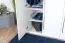 137 cm breiter Kleiderschrank mit 3 Türen | Farbe: Weiß Abbildung