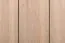 Schmaler Kleiderschrank | 2 Drehtüren | 3 Schubladen | 1 Fach | mit Kleiderstange | 75 cm breit | Farbe: Braun Abbildung