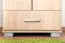 Kleiderschrank | 2 Drehtüren | 1 Schublade | 8 Fächer | mit Kleiderstange | 50 cm breit | Farbe: Braun Abbildung