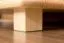 Kleiderschrank | 2 Drehtüren | 2 Schubladen | 1 Fach | mit Kleiderstange | 80 cm breit | Massivholz | Farbe: Natur Abbildung