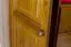 Kleiderschrank | 1 Drehtür | 4 Schubladen | 80 cm breit | Massivholz | Farbe: Eiche Abbildung
