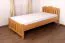 Kinderbett 100 x 200 cm | Massivholz: Eiche | Natur Lackiert Abbildung