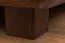Kleiderschrank | 3 Drehtüren | 4 Fächer | mit Kleiderstange | 120 cm breit | Massivholz | Farbe: Nuss Abbildung