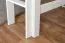 Hochbett für Kinder 140 x 190 cm | Massivholz: Buche | Weiß Lackiert | umbaubar in Einzelbett | Premium-Qualität | inkl. Rollrost Abbildung