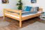 Hochbett für Jugendliche 160 x 190 cm | Massivholz: Buche | Natur Lackiert | umbaubar in Einzelbett | Premium-Qualität | inkl. Rollrost Abbildung