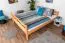 Hochbett für Jugendliche 160 x 190 cm | Massivholz: Buche | Natur Lackiert | umbaubar in Einzelbett | Premium-Qualität | inkl. Rollrost Abbildung