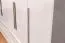Großer Kleiderschrank | 6 Drehtüren | 4 Schubladen | 8 Fächer | mit 4 Kleiderstangen | 277 cm breit | Farbe: Weiß Abbildung