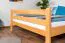 Hochbett für Jugendliche 160 x 190 cm | Massivholz: Buche | Natur Lackiert | umbaubar in Einzelbett | Premium-Qualität | inkl. Rollrost Abbildung