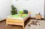 Bettrahmen für Kinder / Kinderbett 90 x 200 cm | Massivholz: Kiefer | Natur Lackiert Abbildung