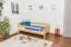 Bettrahmen für Kinder / Kinderbett 90 x 200 cm | Massivholz: Kiefer | Natur Lackiert Abbildung