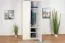 92 cm breiter Kleiderschrank mit 2 Türen | Farbe: Beige Abbildung