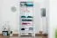 80 cm breiter Kleiderschrank mit 2 Türen | Farbe: Weiß Abbildung