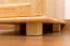 Schmaler Kleiderschrank | 1 Drehtür | mit Kleiderstange | 47 cm breit | Massivholz | Farbe: Natur Abbildung