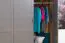 Großer 346 cm breiter Kleiderschrank mit 6 Türen | Farbe: Grau Abbildung